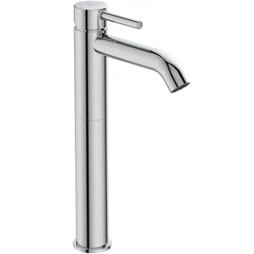 Waschtischarmatur von Ideal Standard in verchromtem Finish, mit hebelbetätigtem Auslauf und modernem Design für Badezimmer.
